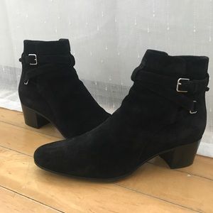 Saint Laurent Blake 40 Jodhpur Blk Boots Sz 41